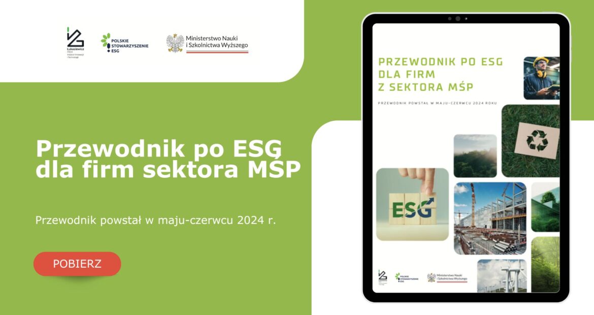 Przewodnik po ESG dla firm sektora MŚP